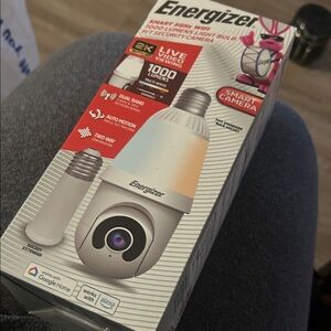 Energizer Smart Security Camera Light Bulb - White